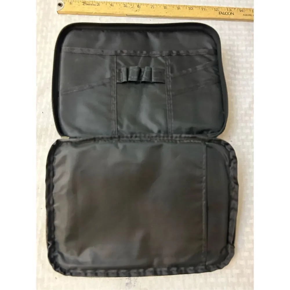 Christian Art Gifts‎ Black Leather Bible cover scuffs Fish logo L 11